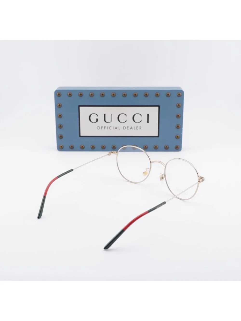 Gucci GG1054OK 002 Round Eyeglasses - Gold 51mm